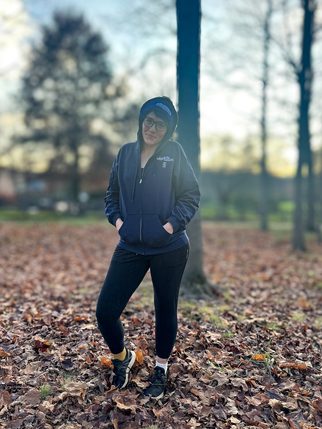 Retro Skyline Zip Up Hoodie